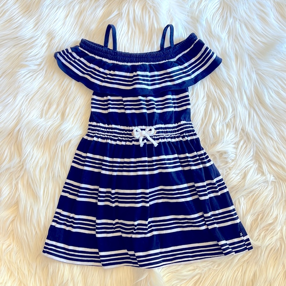 🌊🏖NAUTICA girls navy summer dress size:4T